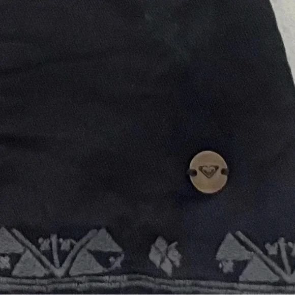 Roxy/ Black boho/ Embroidered/ Tank top/ Laser cut design/ Size US S - Picture 6 of 12